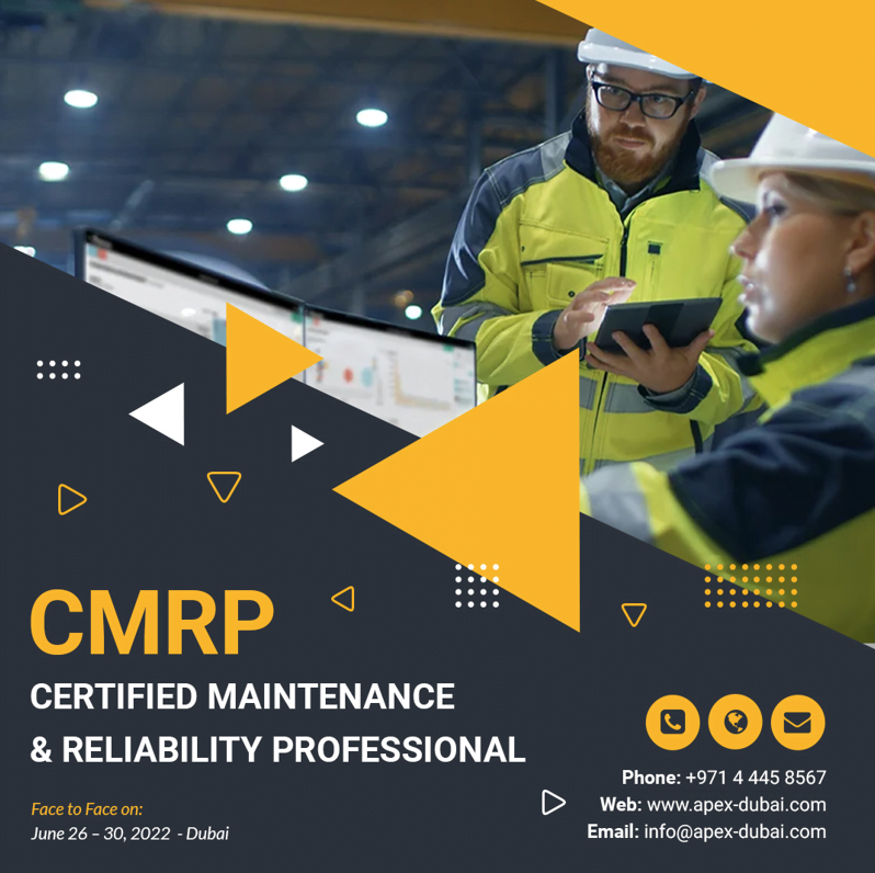 Read more about the article Certified Maintenance & Reliability Professional (CMRP)